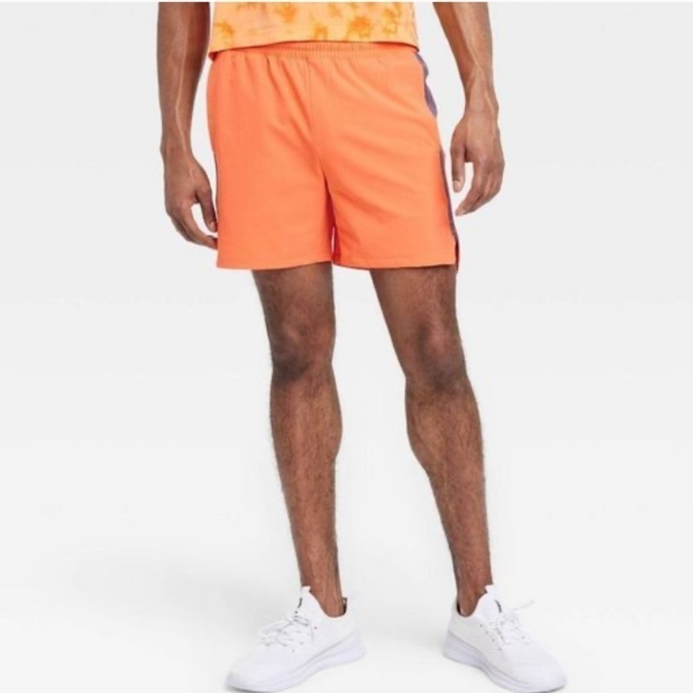 All in Motion Shorts I Men's Trail Shorts 6" - All in Motion Orange